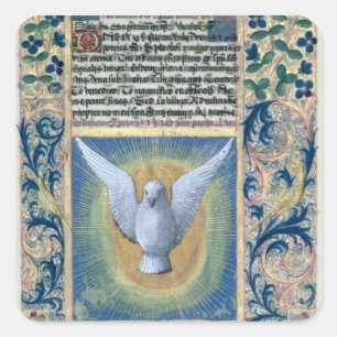 Der Heilige Geist Quadratischer Aufkleber