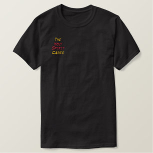 Der Heilige Geist spielt sich ab Besticktes T-Shirt