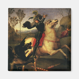 Der heilige Georg kämpft gegen den Drachen von Rap Magnet