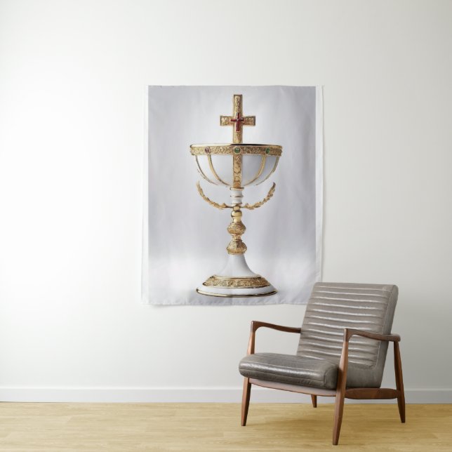 Der heilige Gral katholisch Wandteppich (Beispiel)