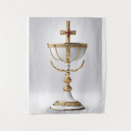 Der heilige Gral katholisch Wandteppich