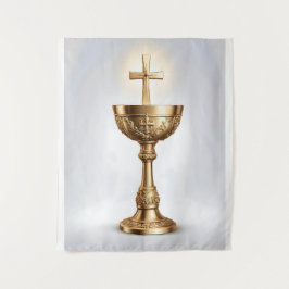 Der heilige Gral katholisch Wandteppich