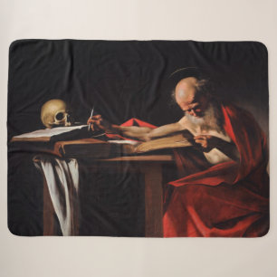 Der heilige Hieronymus schreibt (von Caravaggio) Sherpadecke