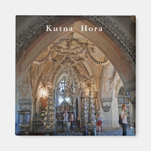 Der Heilige in Sedlec oder die Kirche aller Heilig Magnet (Vorne)