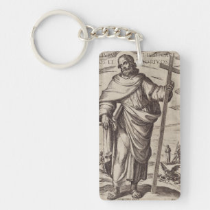 Der Heilige Philippus einer der Zwölf Apostel Schlüsselanhänger