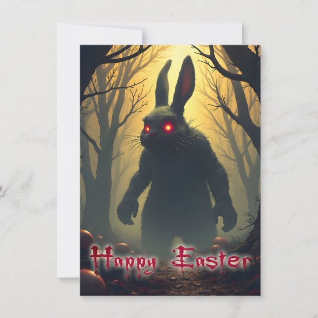 Der heiße Osterhase im Schattenwald (Vorderseite)