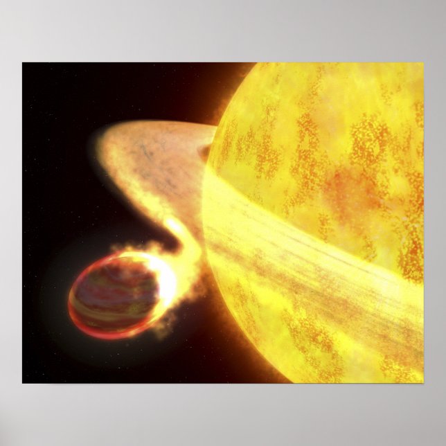 Der heißeste bekannte Planet der Milchstraße Poster (Vorne)