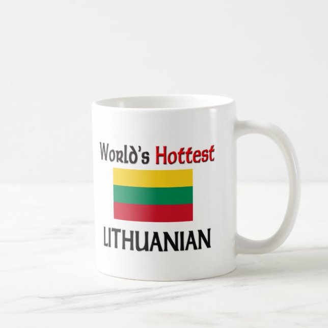Der heißeste Litauer der Welt Kaffeetasse (Rechts)