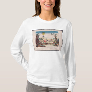Der Heißluftballon von Jean Pierre Blanchard T-Shirt