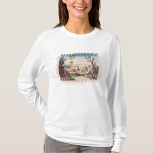 Der Heißluftballon von Jean Pierre Blanchard T-Shirt
