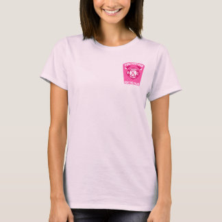 Der Held-Aufgaben-Shirt der Frauen rosa T-Shirt