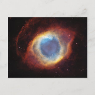 Der Helix Nebula NGC 7293 Caldwell 63 Postkarte