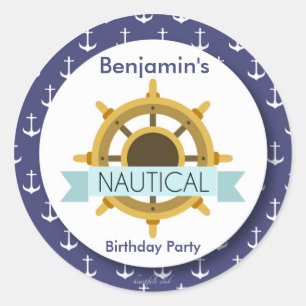 Der Helm-Aufkleber Runder Aufkleber