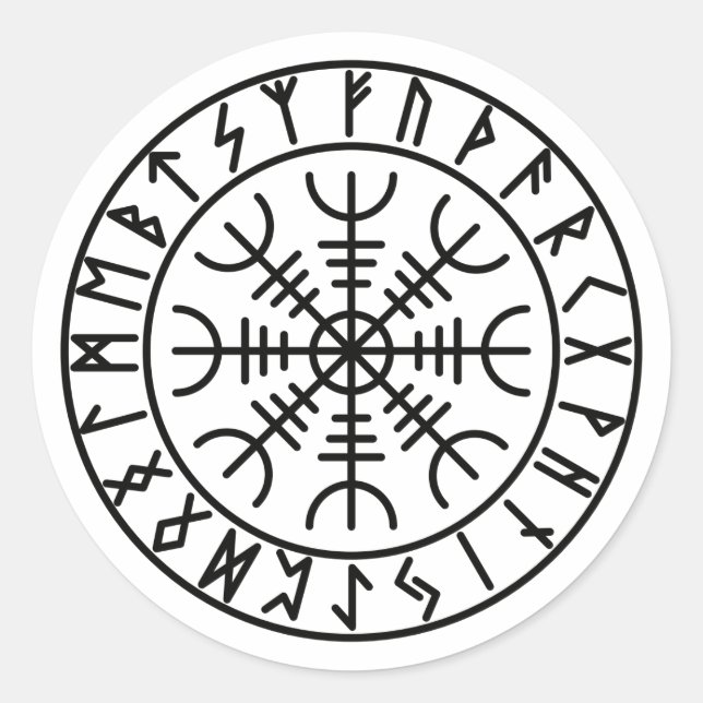 Der Helm der Ehrfurcht Aufkleber (Vorderseite)