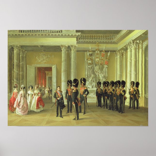 Der Heraldische Saal im Winterpalast, St. Poster (Vorne)