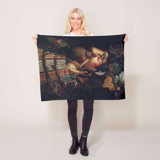 Der Herbst, Arcimboldo Fleecedecke (Beispiel)