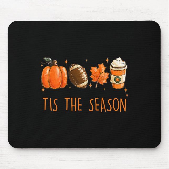 Der Herbst der Jahreszeit - Der Pumpkaffee L Mousepad (Vorne)