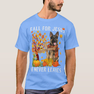 Der Herbst des Deutschen Hirten für Jesus, den er T-Shirt