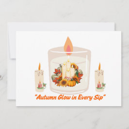 "Der Herbst glüht in jeder Seite Einladung