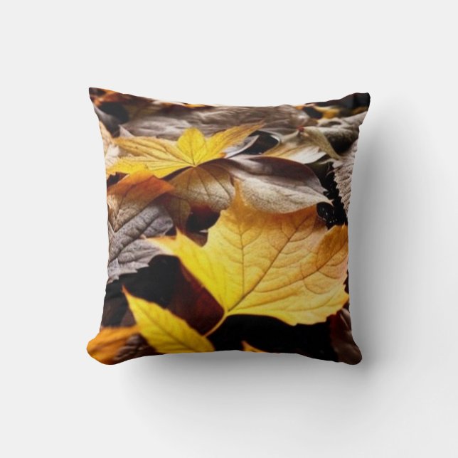 Der Herbst hinterlässt gelbe, schöne klassische Ku Kissen (Vorderseite)