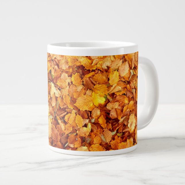 Der Herbst hinterlässt große Tasse (Vorderseite Rechts)