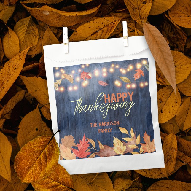 Der Herbst hinterlässt Lichter auf dem Erntedank H Geschenktütchen (Von Creator hochgeladen)