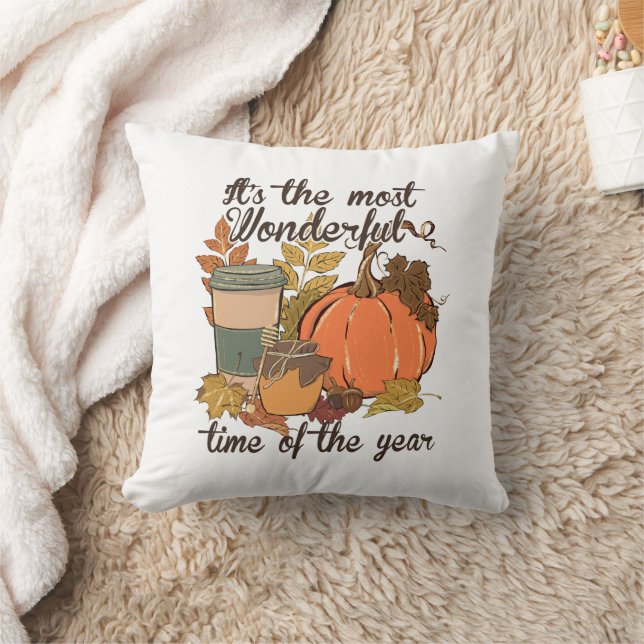 Der Herbst ist die schönste Zeit des Jahres Kissen (Decke)