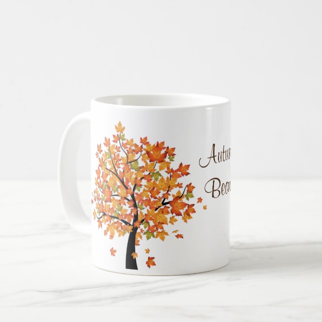 Der Herbst ist eine schöne Tasse (Vorderseite Links)