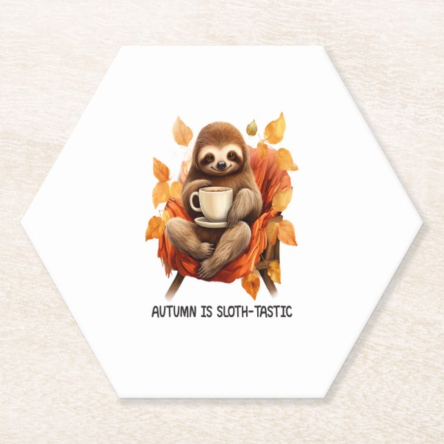 Der Herbst ist langsam Untersetzer (Vorderseite)