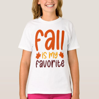 Der Herbst ist mein Favorit - Cozy Autumn Quote De T-Shirt