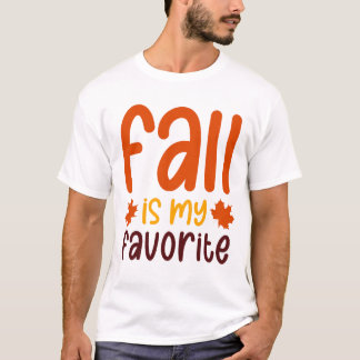Der Herbst ist mein Favorit - Cozy Autumn Zitat De T-Shirt