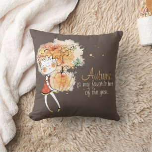 Der Herbst ist mein Liebling Kissen