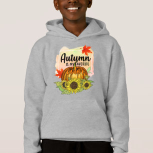 Der Herbst ist meine Lieblingsfarbe - Blätter Pump Hoodie