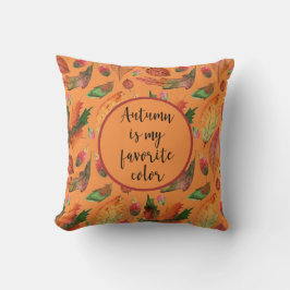 Der Herbst ist meine Lieblingsfarbe Kissen