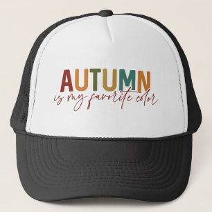 Der Herbst ist meine Lieblingsfarbe Truckerkappe