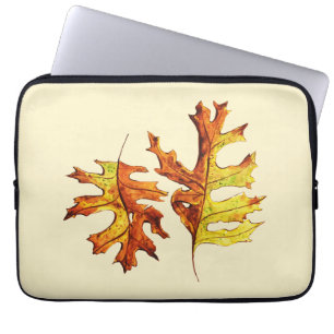 Der Herbst lässt eine schöne Natur Wasserfarben Ku Laptopschutzhülle