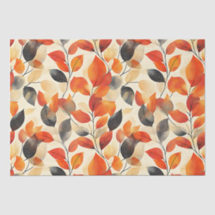 Der Herbst lässt Elegance glänzen Muster Seidenpapier