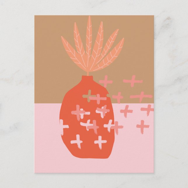 Der Herbst verlasse.. #Illustration Postkarte (Vorderseite)