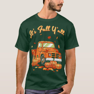 Der Herbst-Yall Pumpkin-Lkw-Herbstgang fällt für T-Shirt