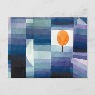Der Herbstbote - Paul Klee - Moderne Kunst Postkarte