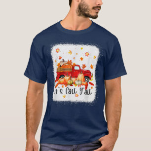 Der Herbstfall des Ahornlandwagens im Herbst T-Shirt