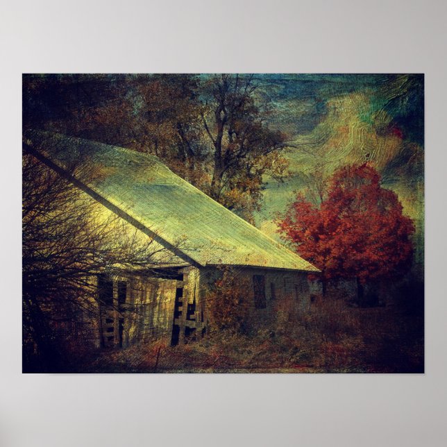 Der Herbststand Poster (Vorne)