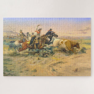 Der Herdenverlassende Cowboy-Wrangler C Russell 18