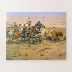 Der Herdenverlassende Cowboy-Wrangler C Russell 18