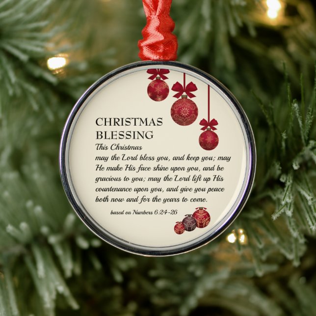 DER HERR BEGEISTERT DICH | Nummern 6 | CHRISTMAS Ornament Aus Metall (Baum)