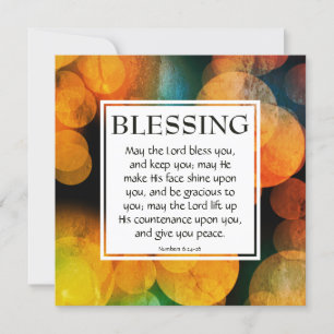 DER HERR BEGEISTERT IHNEN Nummern 6:24-26