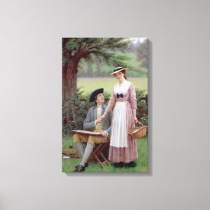 Der Herr Burleigh und seine liebliche Lady Leinwanddruck