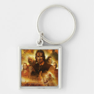 DER HERR DER RINGE: ROTK Aragorn Movie Poster Schlüsselanhänger