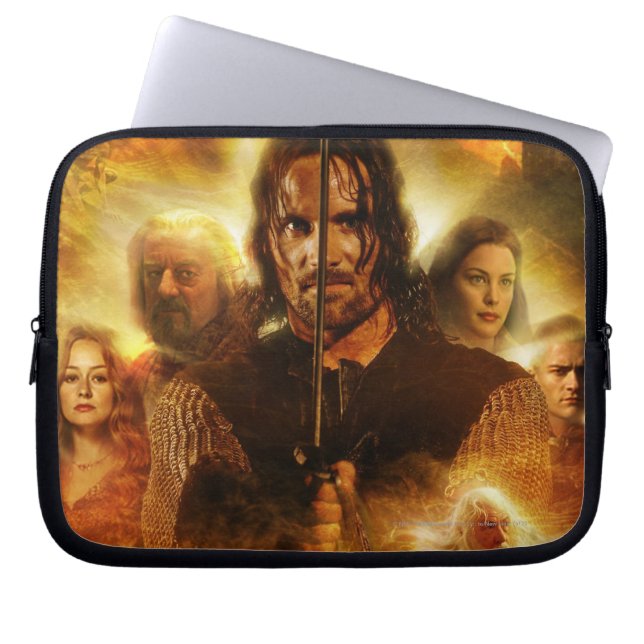 DER HERR DER RINGS: ROTK Aragorn Movie Poster Laptopschutzhülle (Vorderseite)