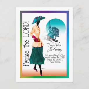 Der Herr gelobt Postkarte